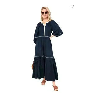 STAUD Navy Maxi Dress